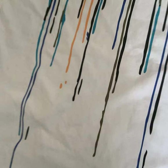 AMIRI Classic Flowing Colorful Letter Print White Short Sleeves - Picture 8 of 9